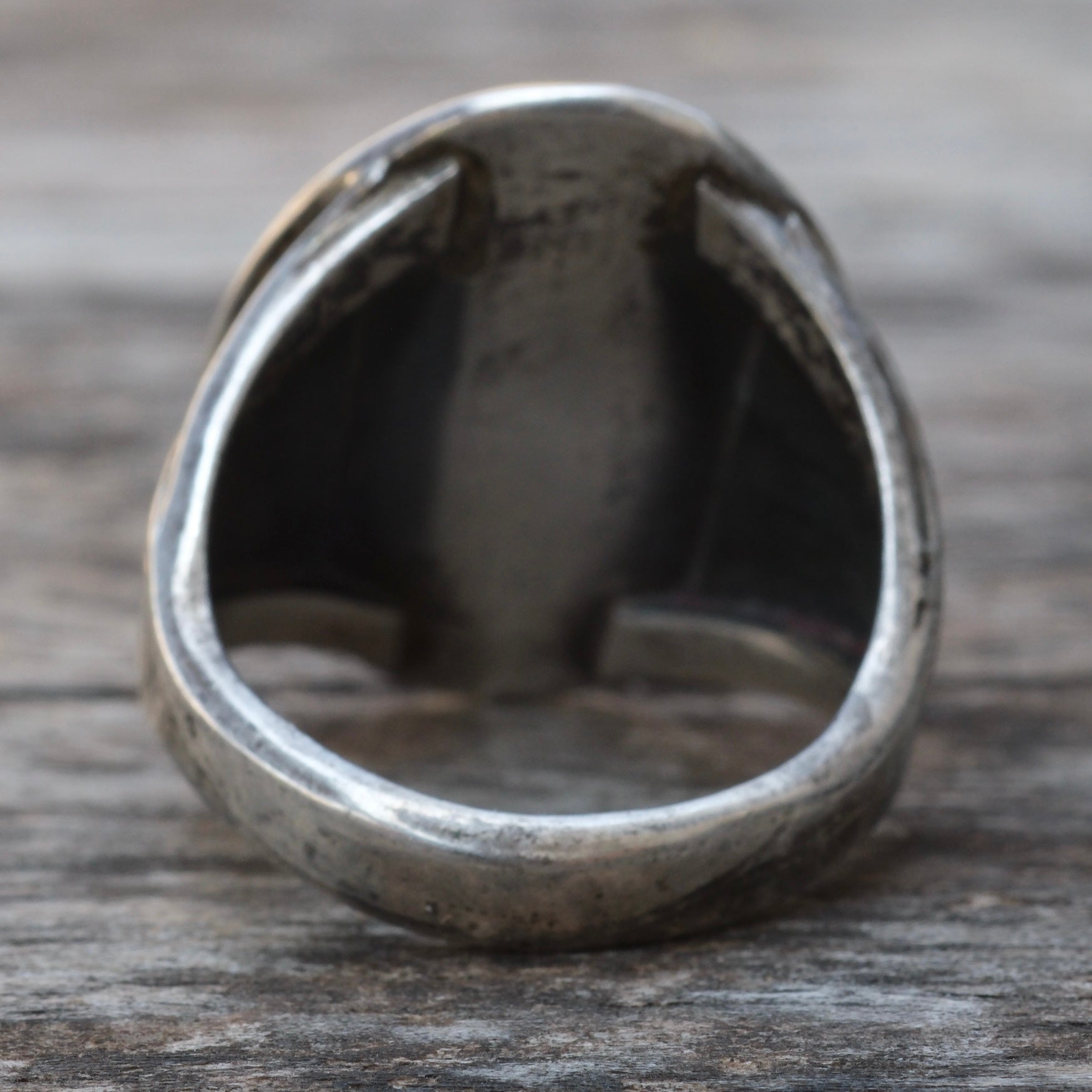 Vintage Sterling Green Carnelian Ring 10