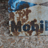 Vintage Tin Mobil Wall Sign