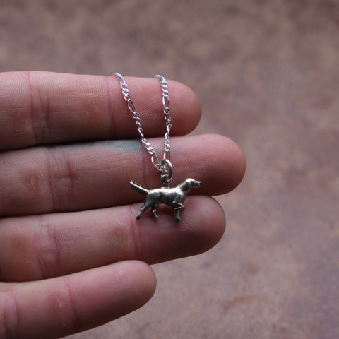 Vintage Sterling Dog Necklace