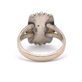 Vintage Sterling Turquoise Ring 8.25