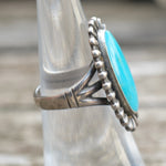 Vintage Sterling Turquoise Ring 6