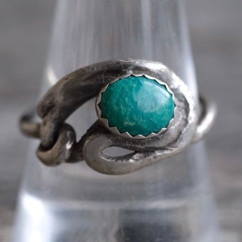 Vintage Sterling Turquoise Ring 10