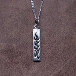 Vintage Sterling Silver Tribal Totem Necklace