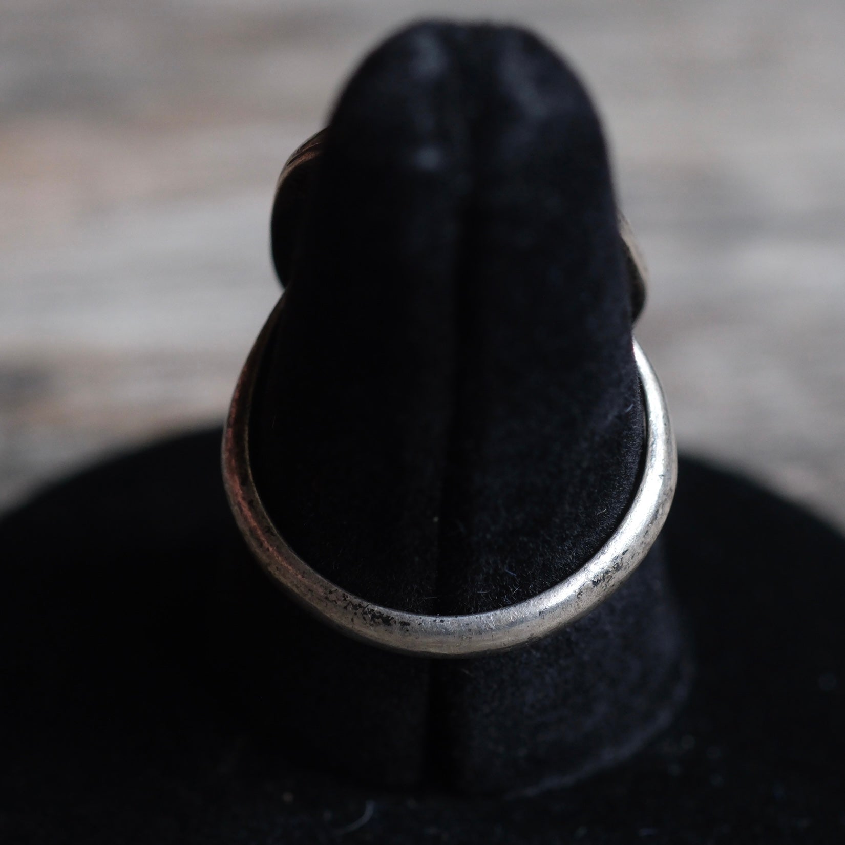 Vintage Sterling Turquoise Roper Ring 7
