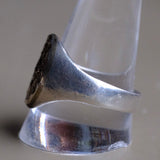 Vintage Sterling Aztec Calendar Ring 12.75