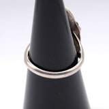 Vintage Sterling Turquoise Roper Ring 6.5