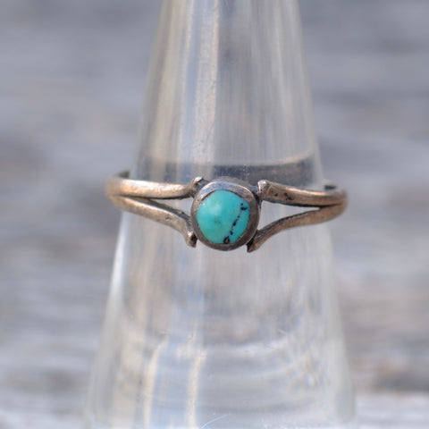 Vintage Sterling Turquoise Ring 7