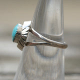 Vintage Sterling Turquoise Ring 5.75