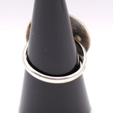 Vintage Sterling Turquoise Roper Ring 7.5