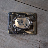 Vintage Motorcycle Belt Buckle