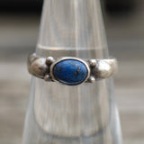 Vintage Sterling Lapis Band 5.25