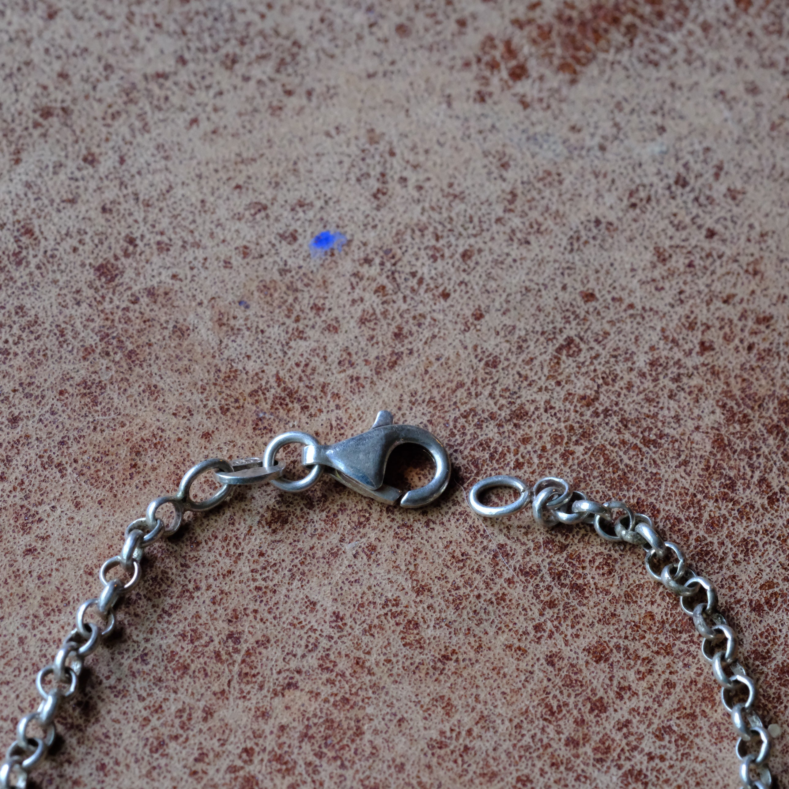 Vintage Sterling Silver Rolo Chain Bracelet