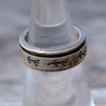 Vintage Sterling Lizard Band 6.5