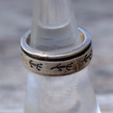 Vintage Sterling Lizard Band 6.5