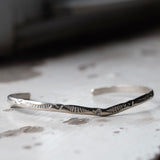 Vintage Sterling Silver Stamped Cuff