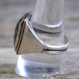 Vintage Sterling Agate Ring  11