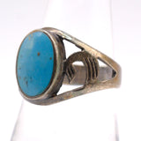 Vintage Sterling Turquoise Ring 9