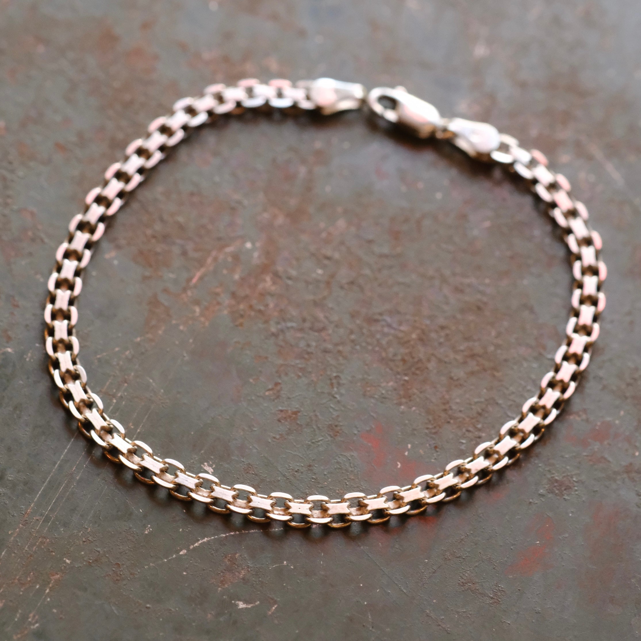 Vintage Sterling Bismark Chain Bracelet