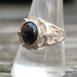 Vintage Sterling Anchor Ring 9.75