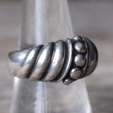 Vintage Sterling Silver Modernist Ring 9