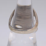 Vintage Sterling Silver Sandcast Turquoise Ring 8