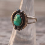 Vintage Sterling Turquoise Ring 5.75