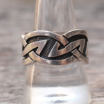 Vintage Sterling Silver Band 10.5