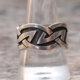 Vintage Sterling Silver Band 10.5
