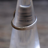 Vintage Sterling Turquoise Feather Ring 3.5