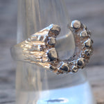 Vintage Sterling Silver Horseshoe Ring 9.75