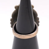 Vintage Sterling Petrified Wood Ring 5