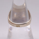 Vintage Sterling Turquoise Stamped Band Ring 8.25