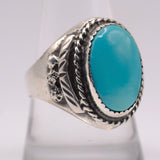 Vintage Sterling Turquoise Ring 10