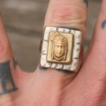 Vintage 1950’s Mexican Biker Ring 8