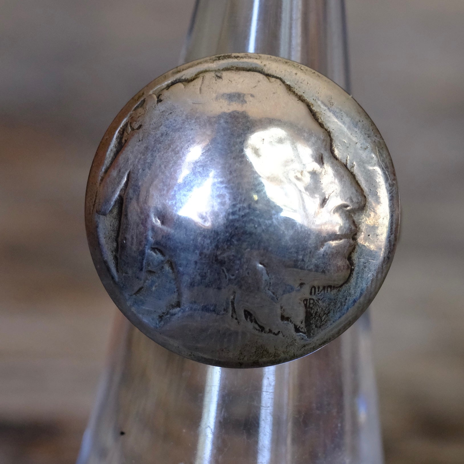 Vintage Buffalo Nickel Ring 5.5