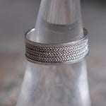 Vintage Sterling Silver Braided Band 7