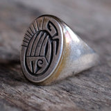 Vintage Sterling Silver Hopi Bear Claw Ring 10