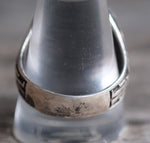 Vintage Sterling Multistone Inlay Thunderbird Ring 12.25