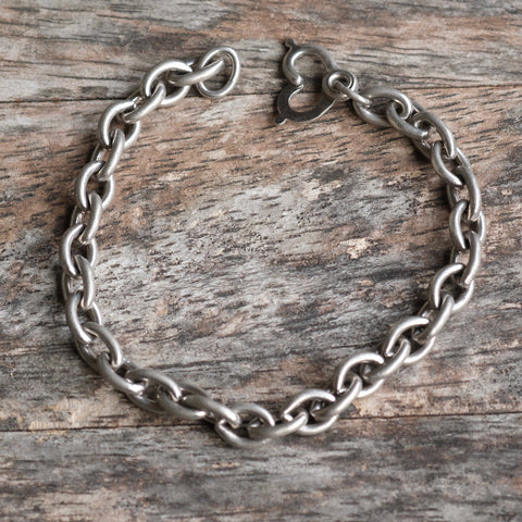 Vintage Sterling Rolo Chain Bracelet