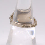 Vintage Sterling 1957 Class Signet Ring 7.5