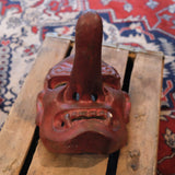 Vintage Ceramic Tengu Mask