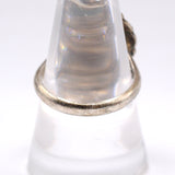 Vintage Sterling Turquoise Feather Ring 8.75