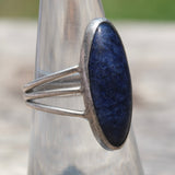 Vintage Sterling Lapis Ring 6