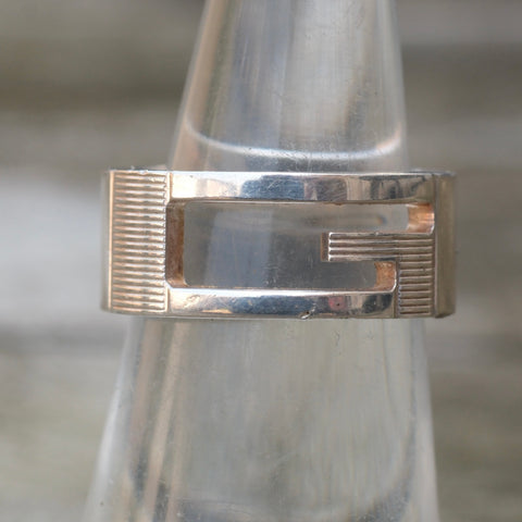Vintage Sterling Silver GUCCI Band 5.25