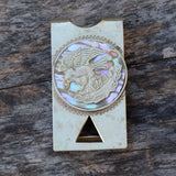 Vintage TAXCO Abalone Mexican Eagle Money Clip