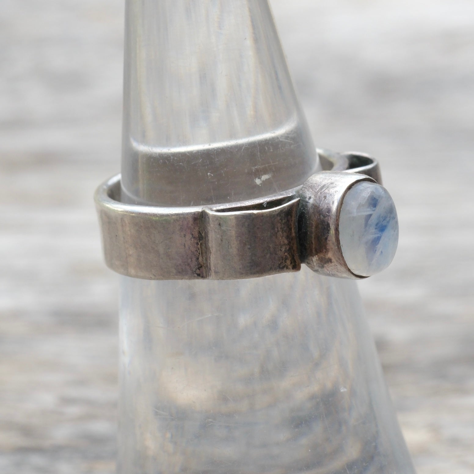 Vintage Sterling Labradorite Ring 5.75