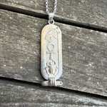 Vintage Sterling Egyptian Necklace