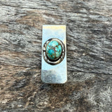 Vintage Sterling Turquoise Money Clip