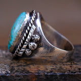 Vintage Sterling Turquoise Ring 8