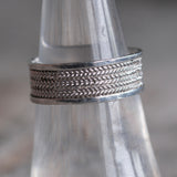 Vintage Sterling Silver Braided Band 7